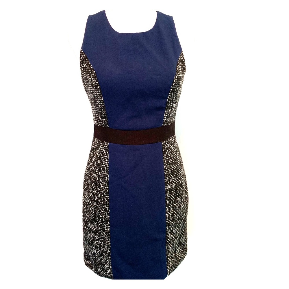 Banana Republic Color Block Sleeveless Dress Sz 2P